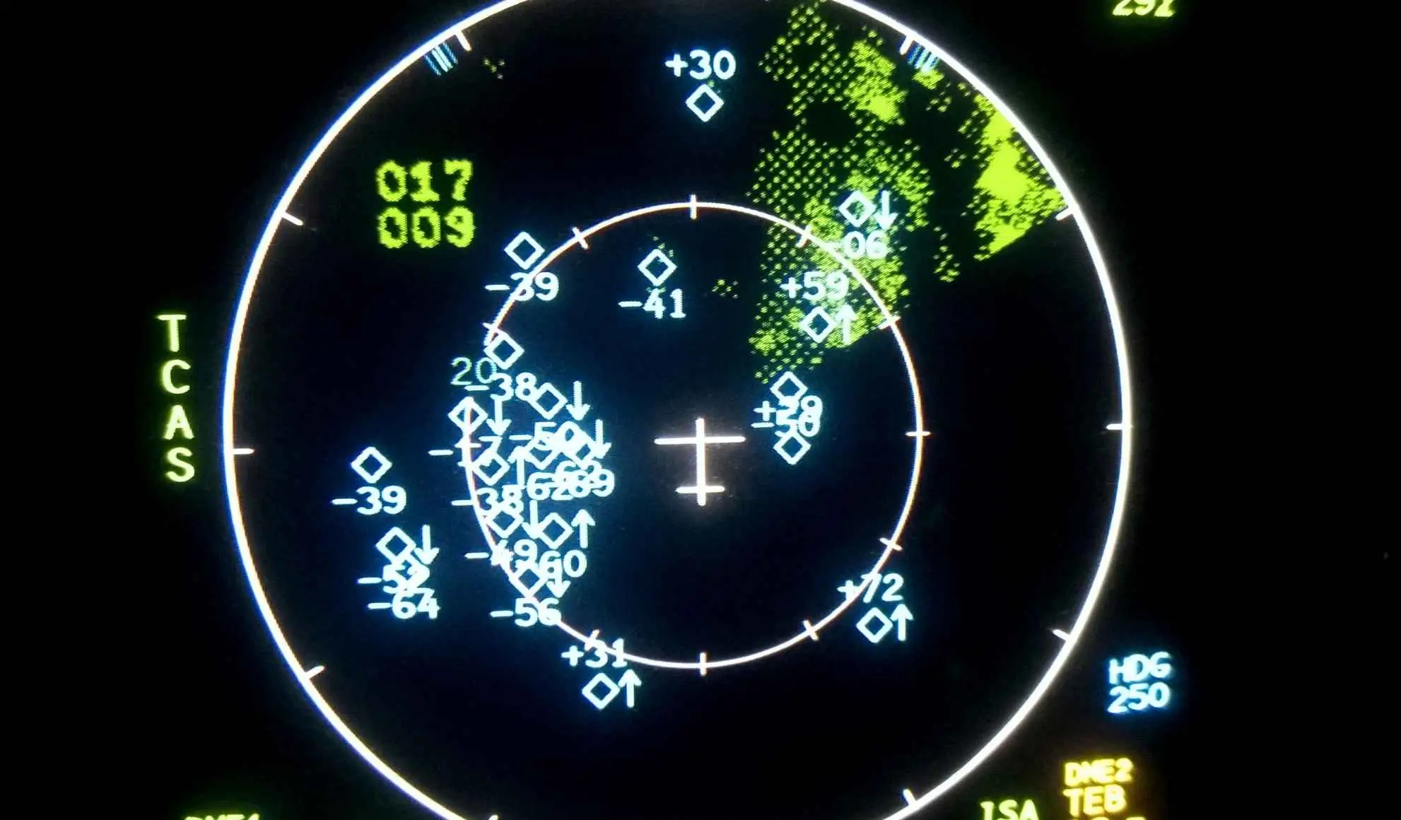 Visualizzazione del traffico aereo su radar, simbolo di un approccio strategico e sistemico al travel management